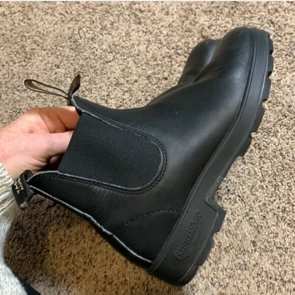 Blundstone Chelsea Boots Black Leather  sz 4 1/2  -(7 1/2 US) - Picture 8 of 11